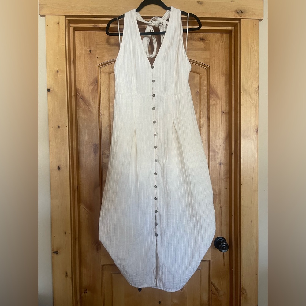 Free People Vintage Bustle Midi Dress